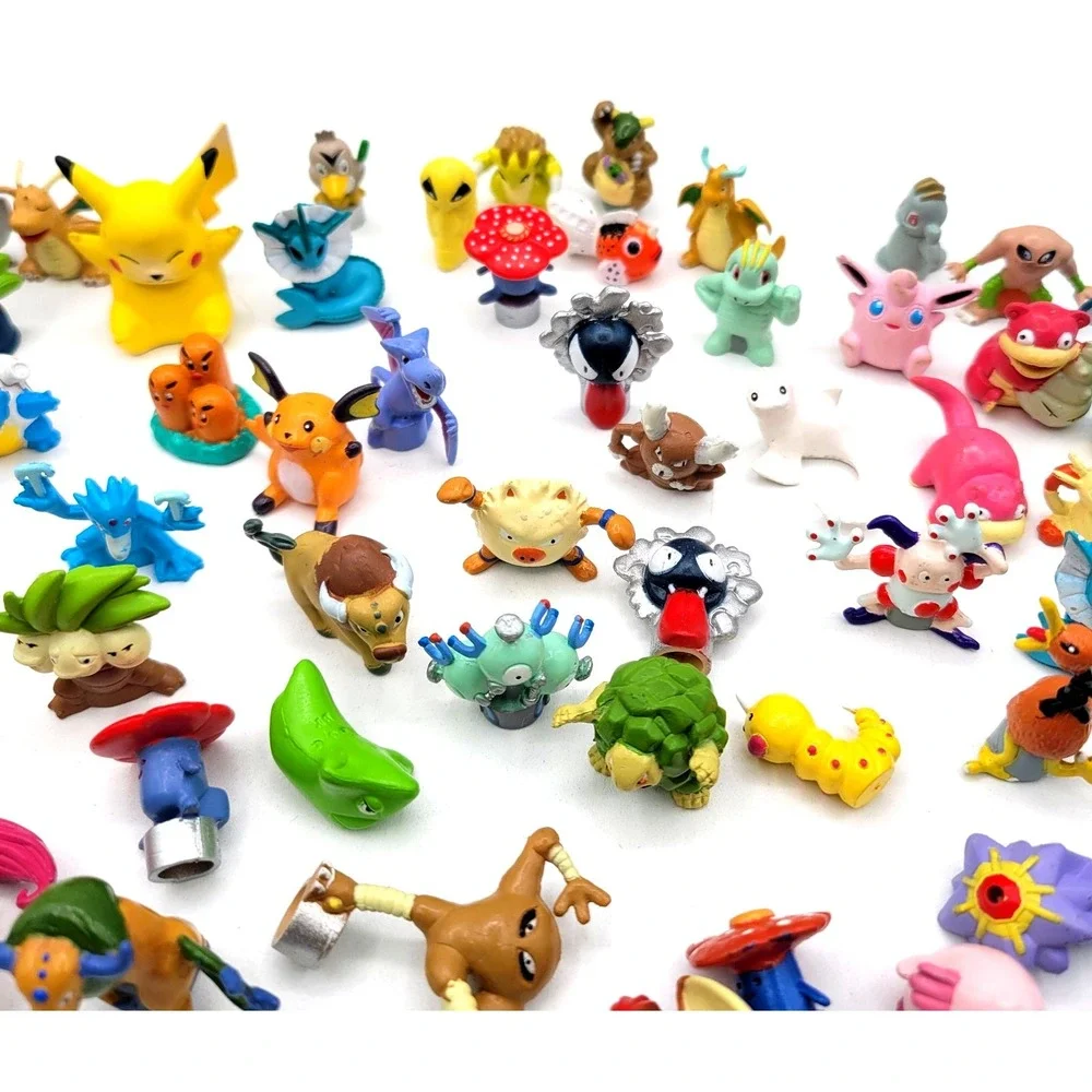 Pokémon‎ Tomy Vintage Figure Toys 66 Lot Mini Figures Nintendo VERY HTF FIGS